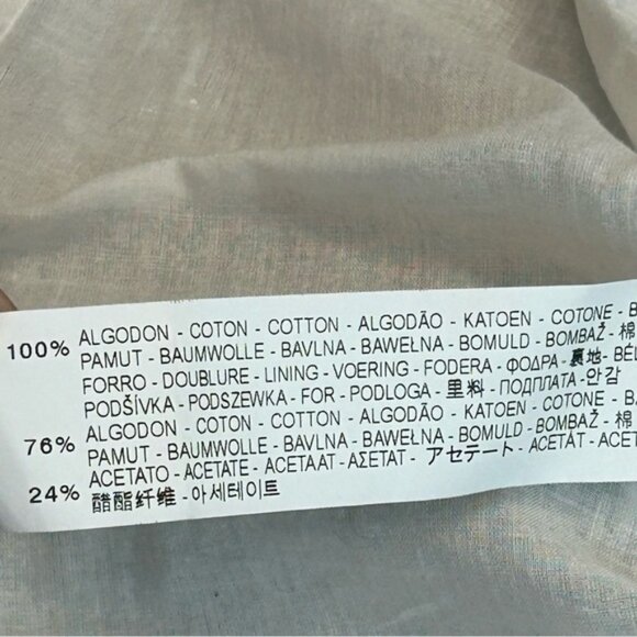 Zara Gray oversized single breasted blazer jacket Sz XL - Picture 10 of 14